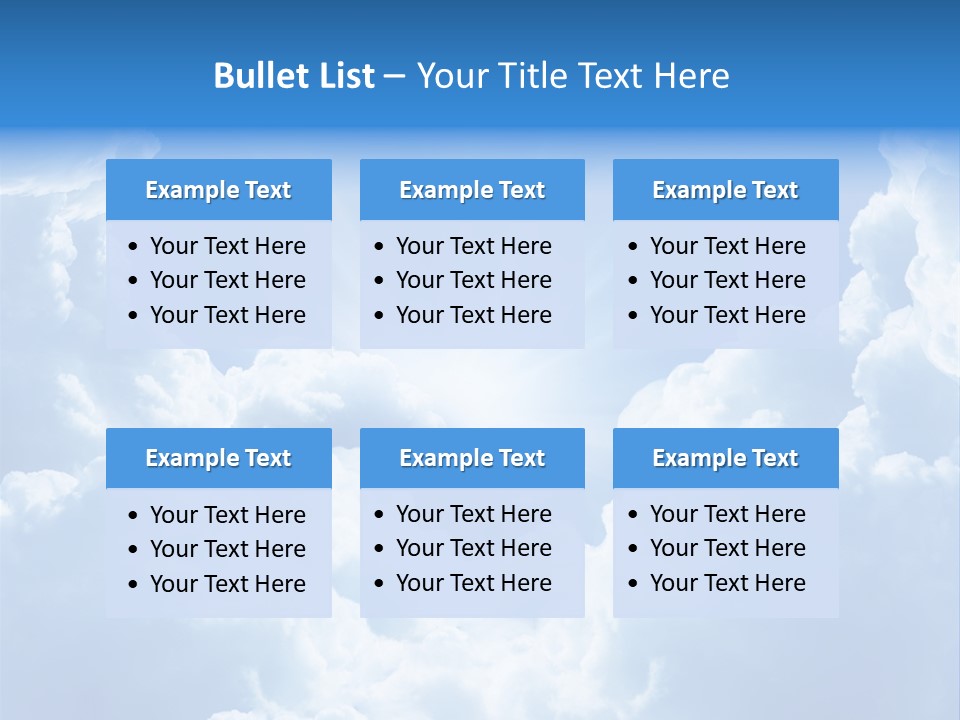 Cloudscape Awe Overcast PowerPoint Template