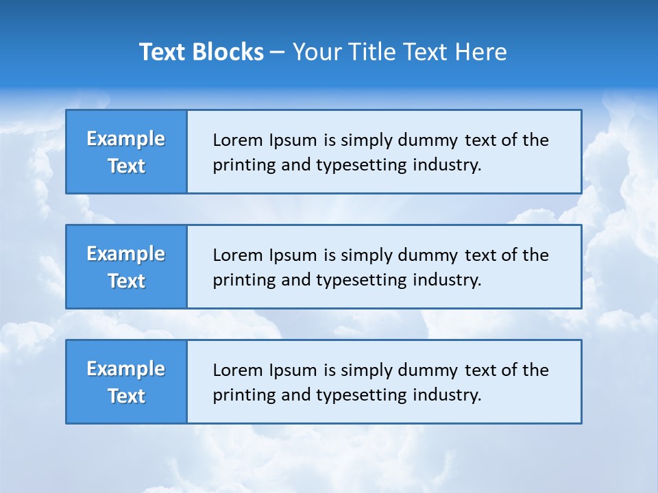 Cloudscape Awe Overcast PowerPoint Template