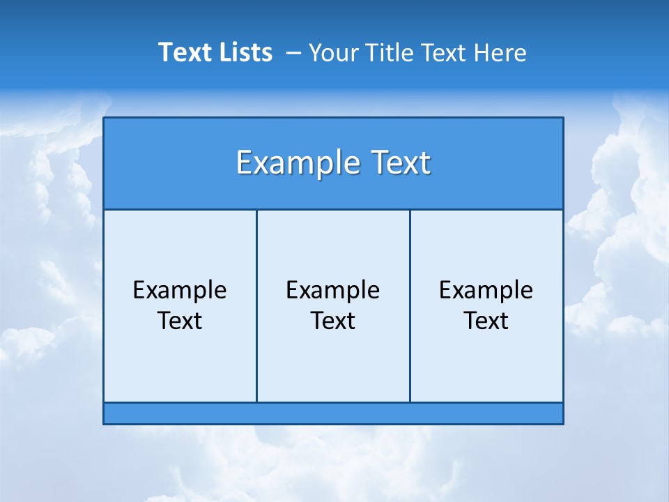 Cloudscape Awe Overcast PowerPoint Template