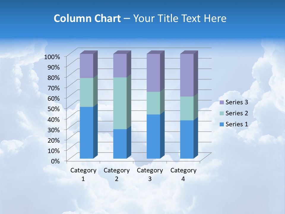 Cloudscape Awe Overcast PowerPoint Template