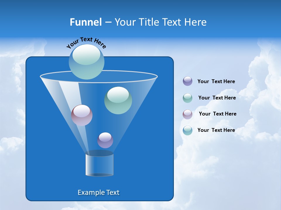 Cloudscape Awe Overcast PowerPoint Template