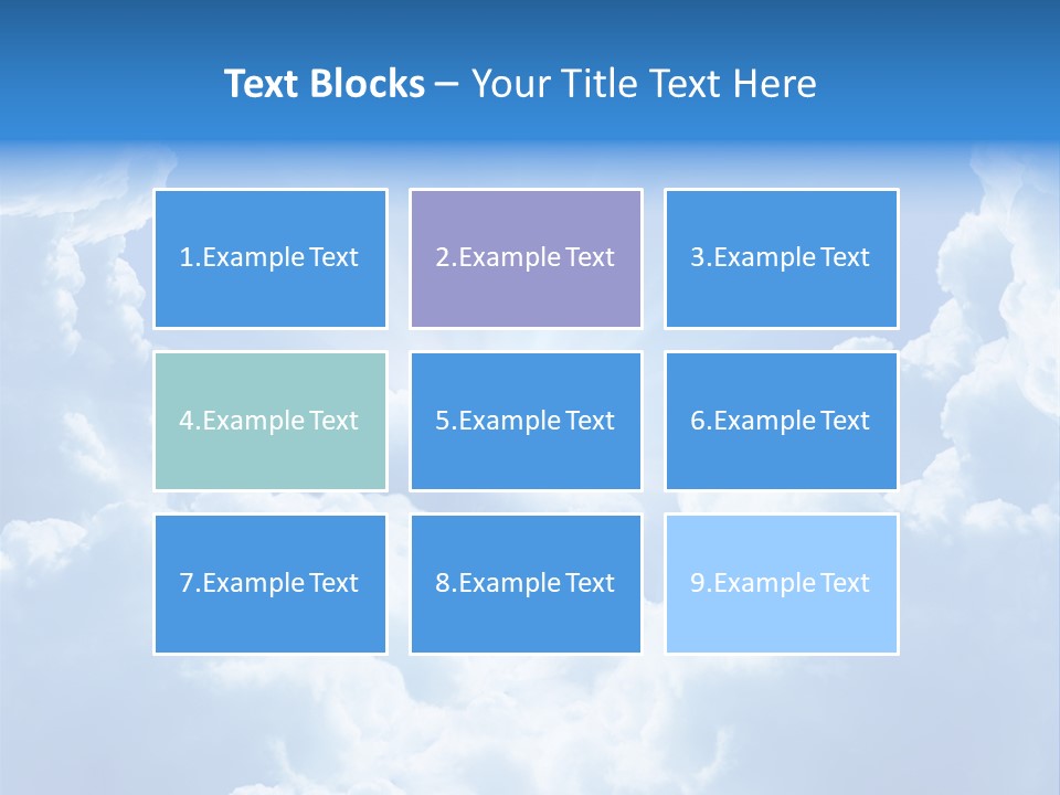Cloudscape Awe Overcast PowerPoint Template