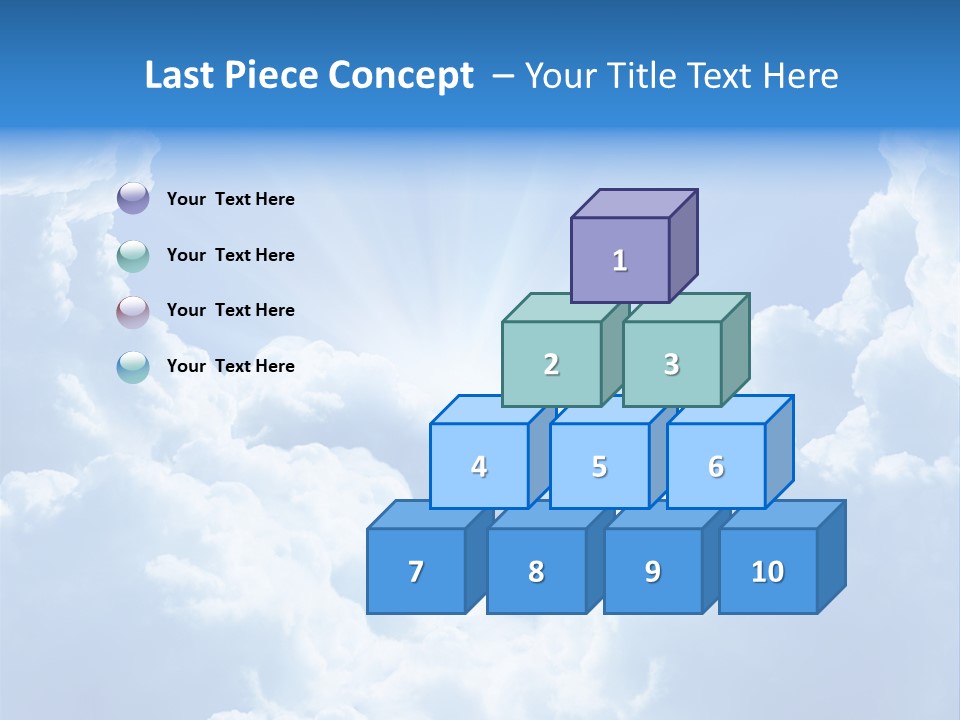 Cloudscape Awe Overcast PowerPoint Template