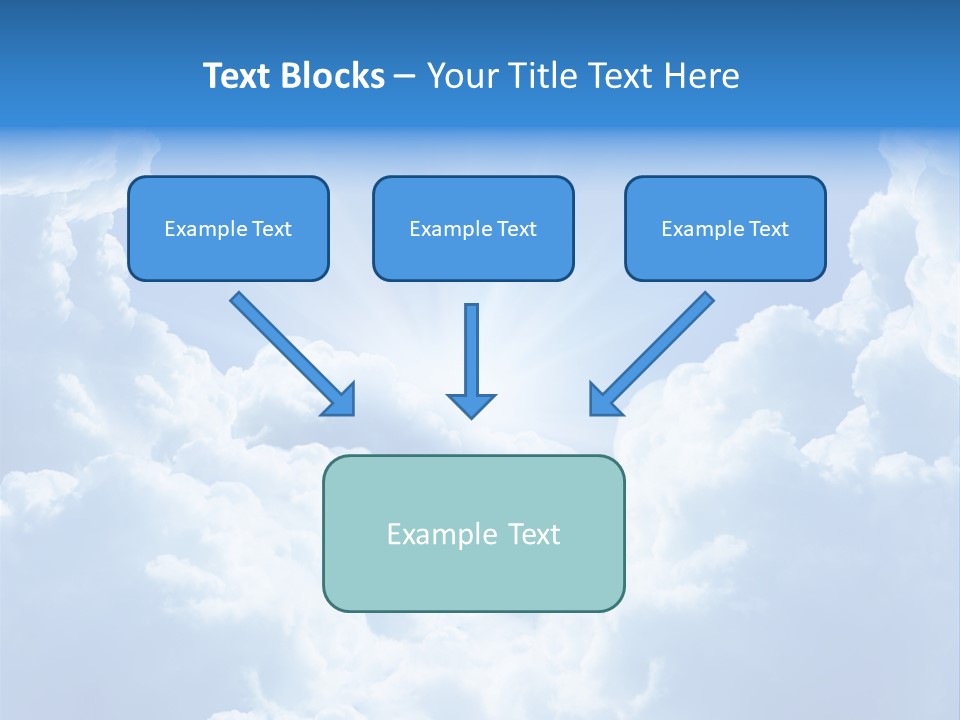 Cloudscape Awe Overcast PowerPoint Template