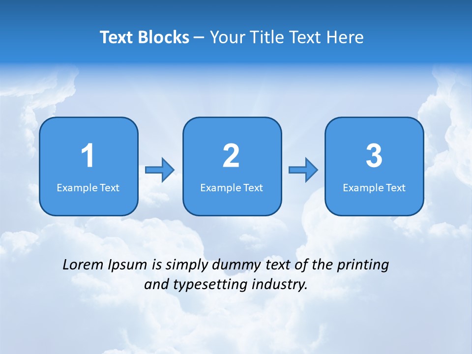 Cloudscape Awe Overcast PowerPoint Template