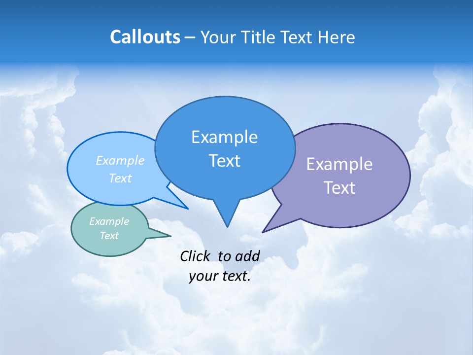 Cloudscape Awe Overcast PowerPoint Template