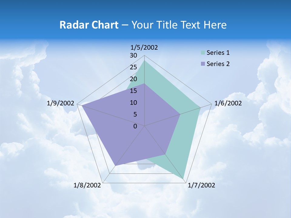 Cloudscape Awe Overcast PowerPoint Template