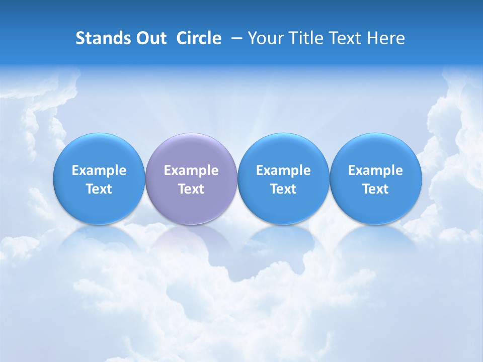 Cloudscape Awe Overcast PowerPoint Template
