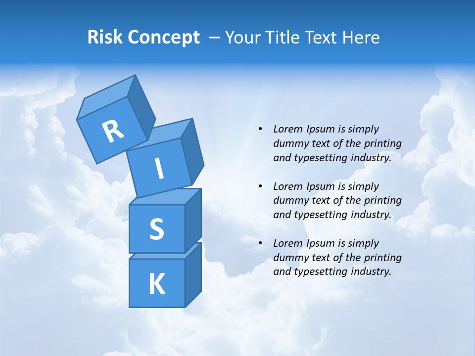 Cloudscape Awe Overcast PowerPoint Template