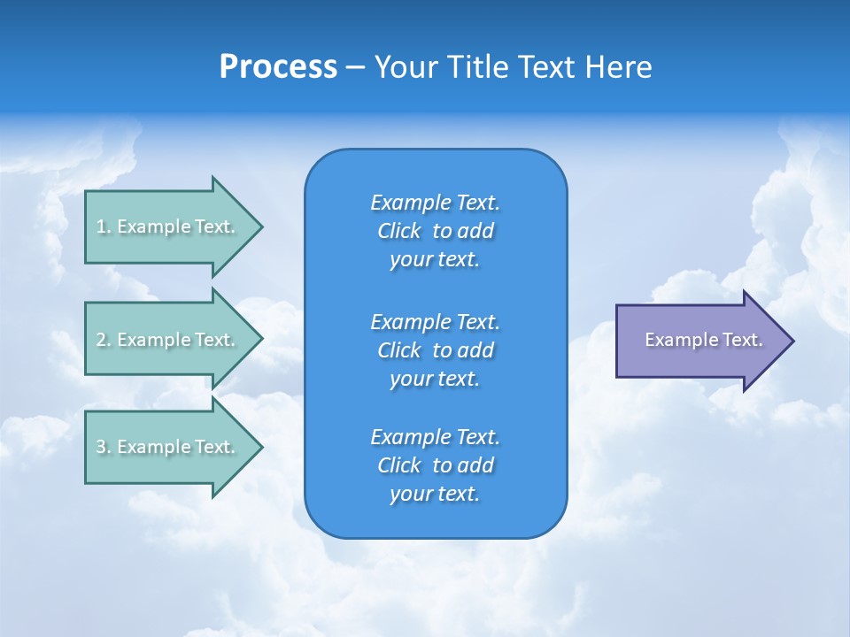 Cloudscape Awe Overcast PowerPoint Template