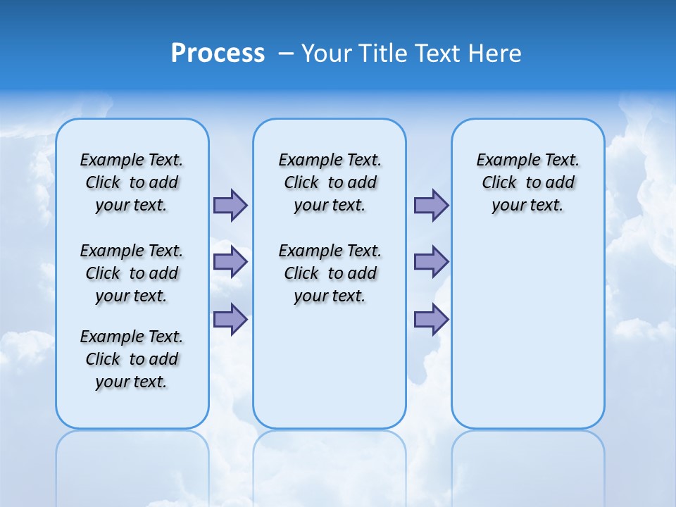 Cloudscape Awe Overcast PowerPoint Template