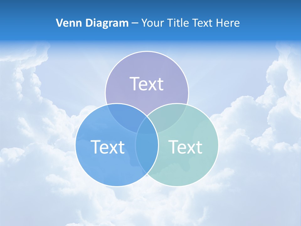 Cloudscape Awe Overcast PowerPoint Template