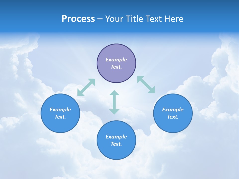 Cloudscape Awe Overcast PowerPoint Template