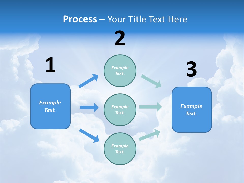 Cloudscape Awe Overcast PowerPoint Template