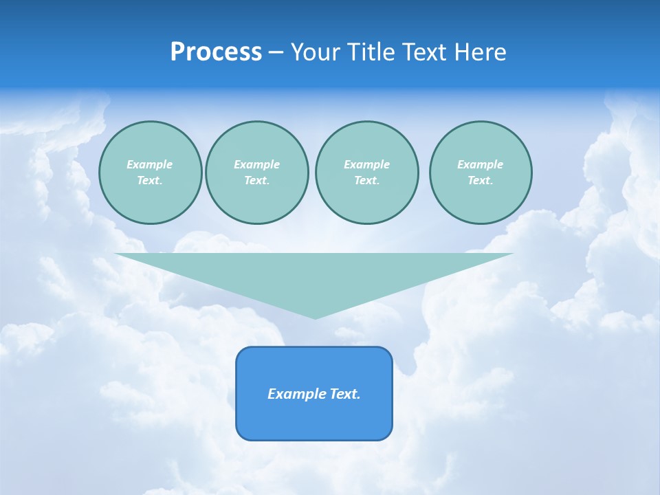 Cloudscape Awe Overcast PowerPoint Template