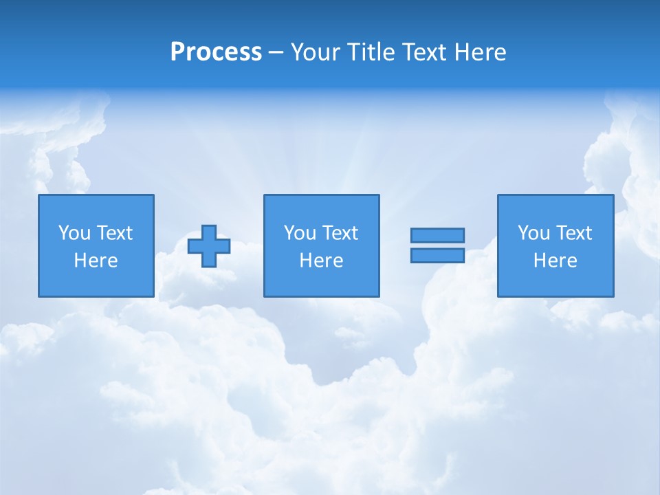 Cloudscape Awe Overcast PowerPoint Template