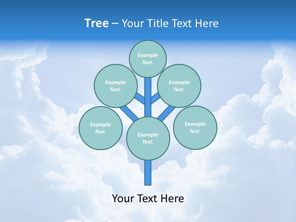 Cloudscape Awe Overcast PowerPoint Template