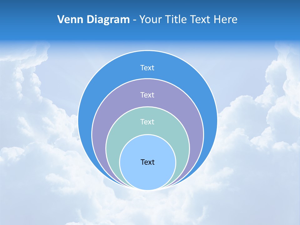Cloudscape Awe Overcast PowerPoint Template