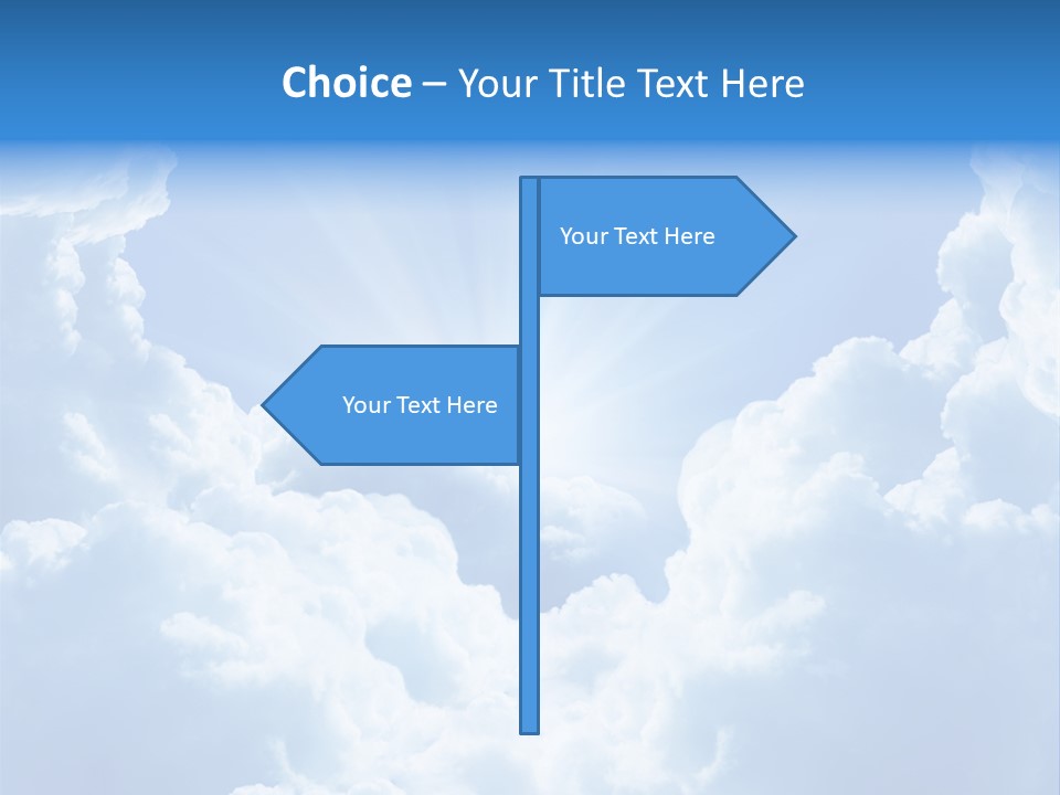 Cloudscape Awe Overcast PowerPoint Template