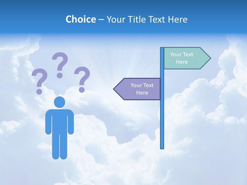 Cloudscape Awe Overcast PowerPoint Template