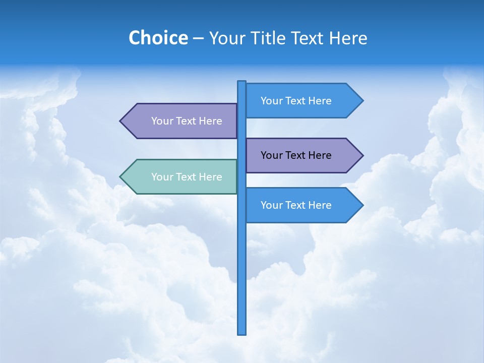 Cloudscape Awe Overcast PowerPoint Template