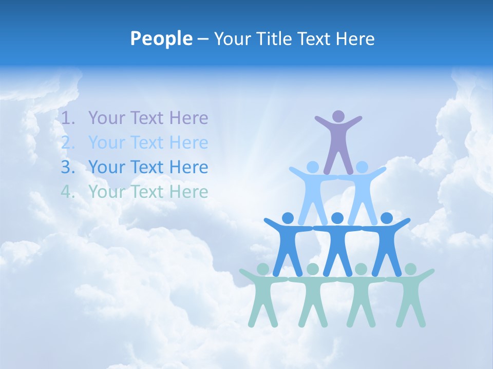 Cloudscape Awe Overcast PowerPoint Template