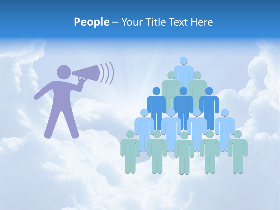 Cloudscape Awe Overcast PowerPoint Template