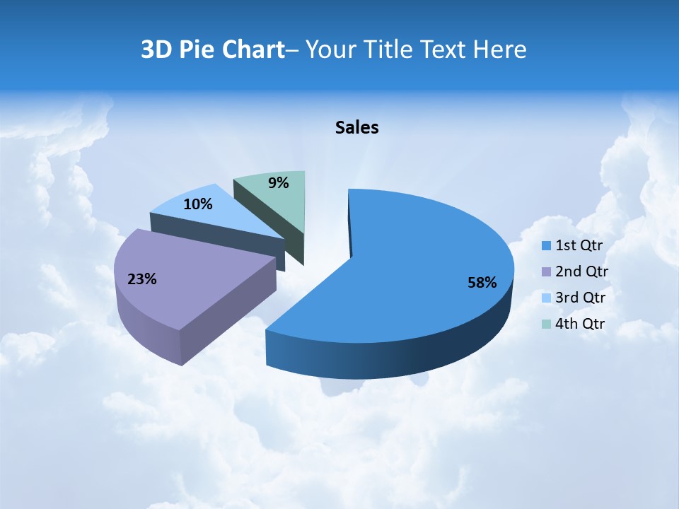 Cloudscape Awe Overcast PowerPoint Template