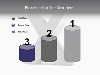 Clear Alphabet Single PowerPoint Template
