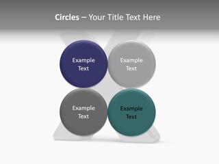 Clear Alphabet Single PowerPoint Template