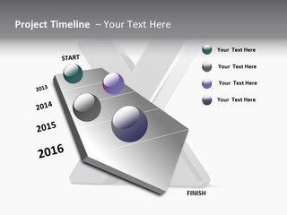 Clear Alphabet Single PowerPoint Template