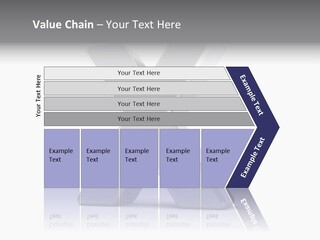 Clear Alphabet Single PowerPoint Template