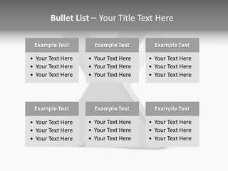 Clear Alphabet Single PowerPoint Template