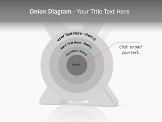 Clear Alphabet Single PowerPoint Template
