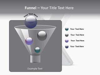 Clear Alphabet Single PowerPoint Template