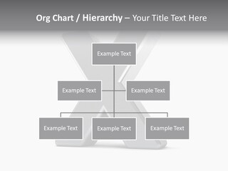 Clear Alphabet Single PowerPoint Template