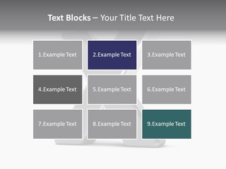 Clear Alphabet Single PowerPoint Template