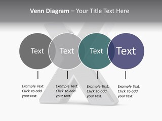 Clear Alphabet Single PowerPoint Template