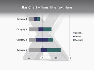 Clear Alphabet Single PowerPoint Template