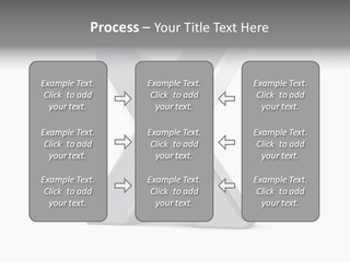 Clear Alphabet Single PowerPoint Template