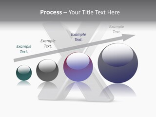 Clear Alphabet Single PowerPoint Template