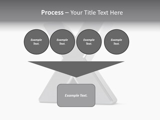 Clear Alphabet Single PowerPoint Template