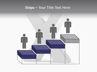 Clear Alphabet Single PowerPoint Template