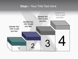 Clear Alphabet Single PowerPoint Template