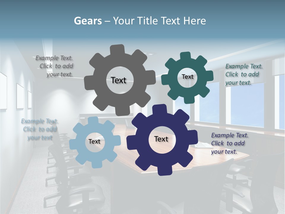 Board Discussion Interior PowerPoint Template