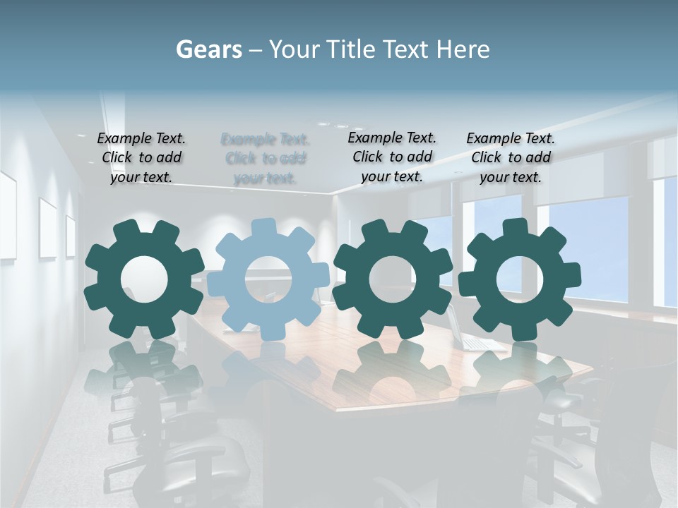 Board Discussion Interior PowerPoint Template