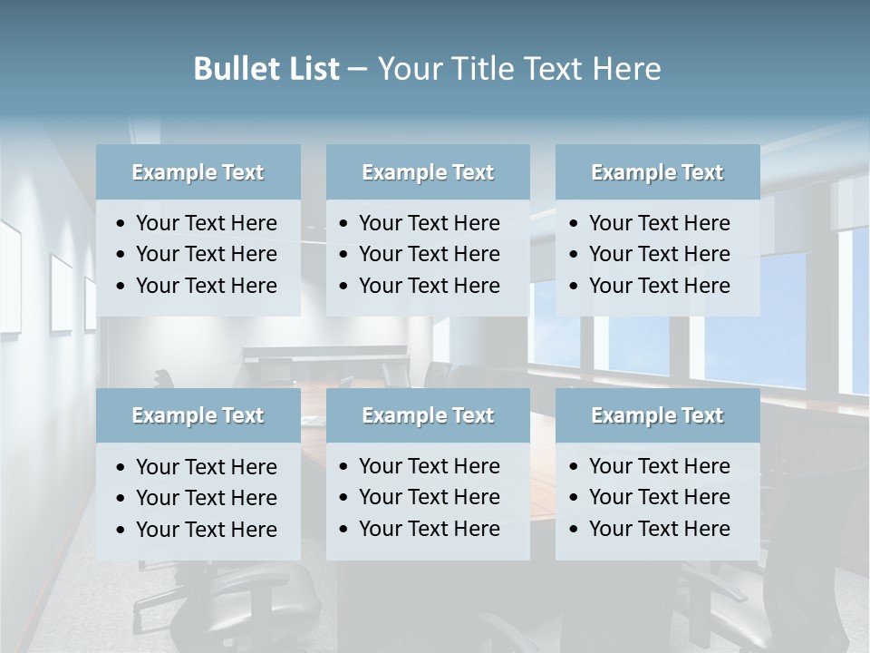 Board Discussion Interior PowerPoint Template