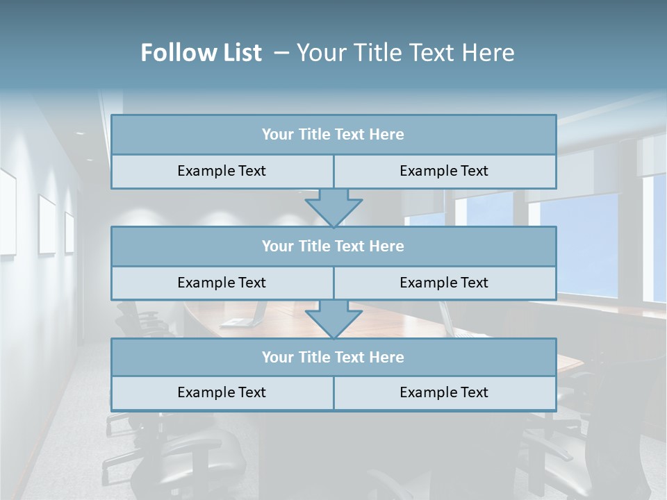 Board Discussion Interior PowerPoint Template