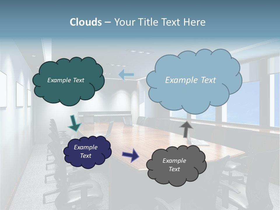 Board Discussion Interior PowerPoint Template