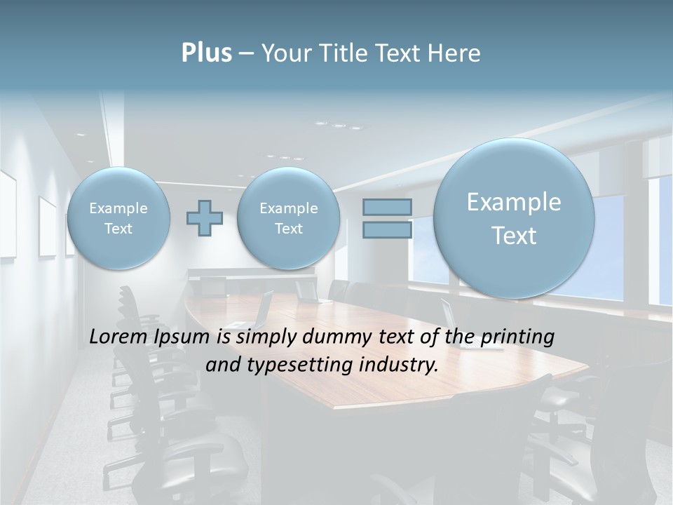 Board Discussion Interior PowerPoint Template